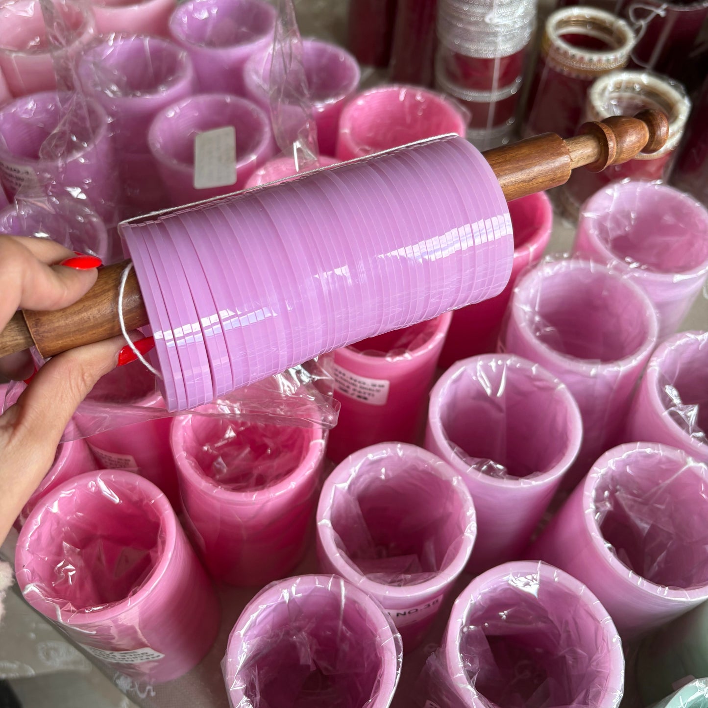 Choora Stack in Mulberry Dust