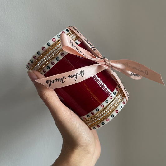 Bridal Choora Size 2.4 Maroon (More Sizes Available)