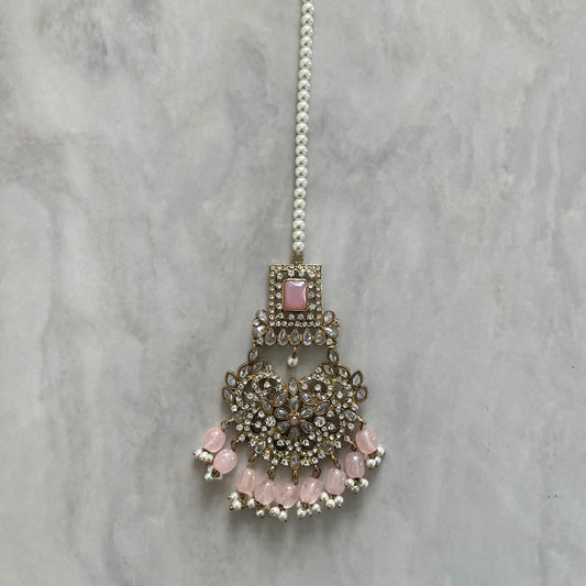 Pink Tikka Head Piece