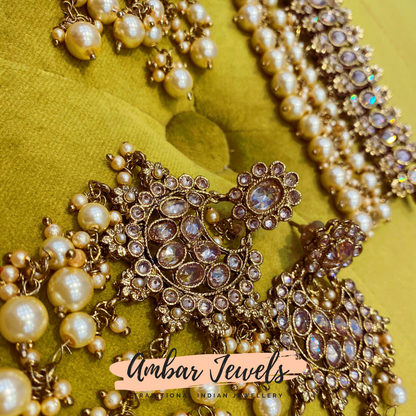 Queen Polki Choker Necklace Set