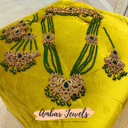 Gurpreet Bridal Polki Necklace Set