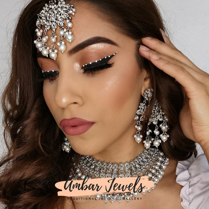Queen Polki Choker Necklace Set