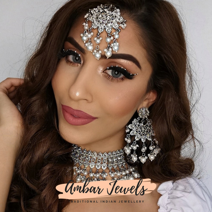 Queen Polki Choker Necklace Set